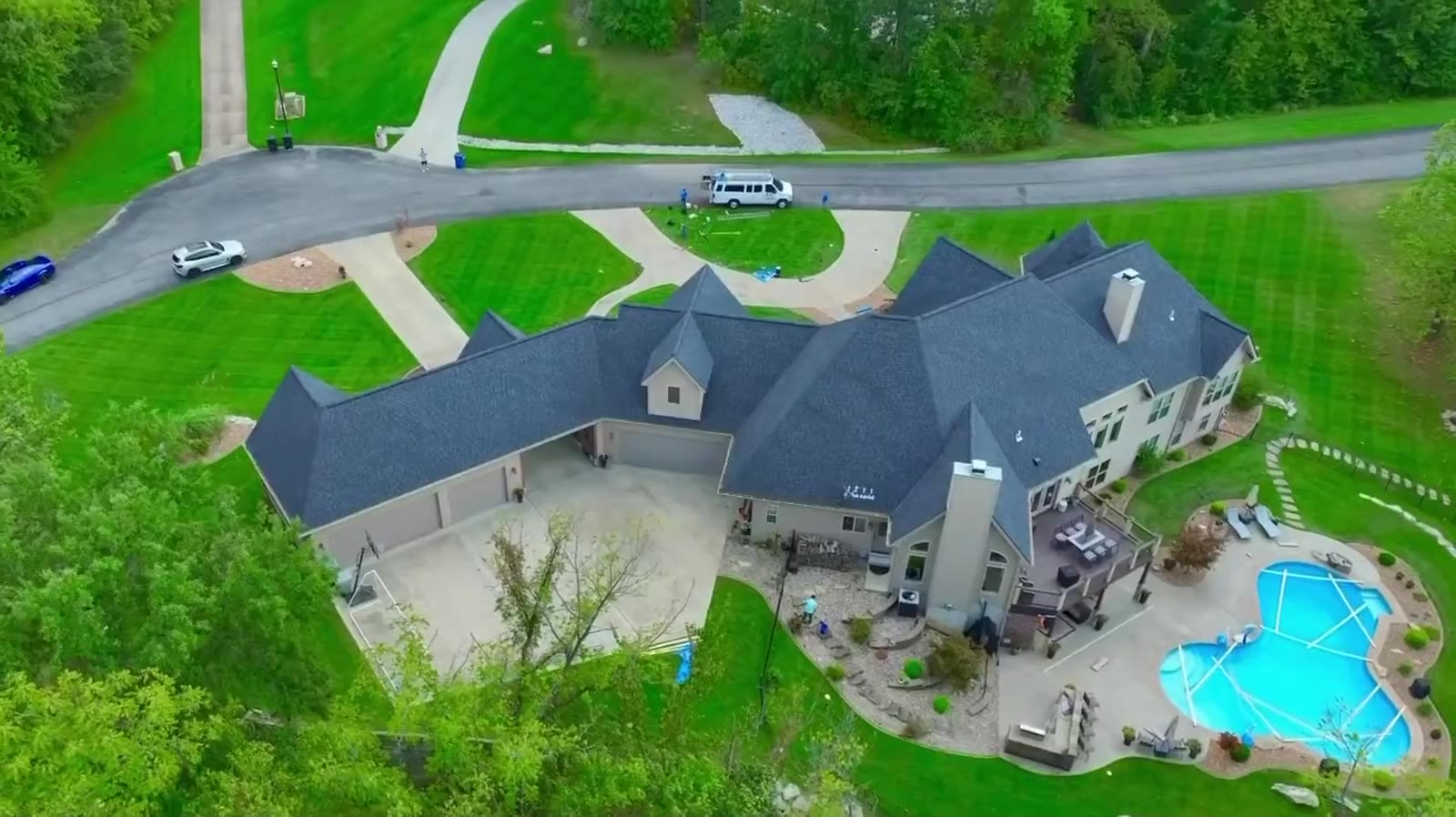 Charcoal Architectural Shingle Roof — Imperial Construction project